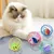 PetTribes Balle interactive avec souris pour chat
