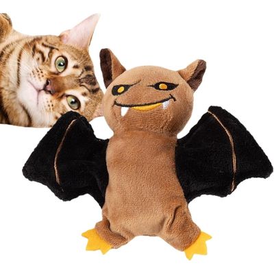PetTribes Jouet à mâcher doux pour chaton en forme de chauve-souris