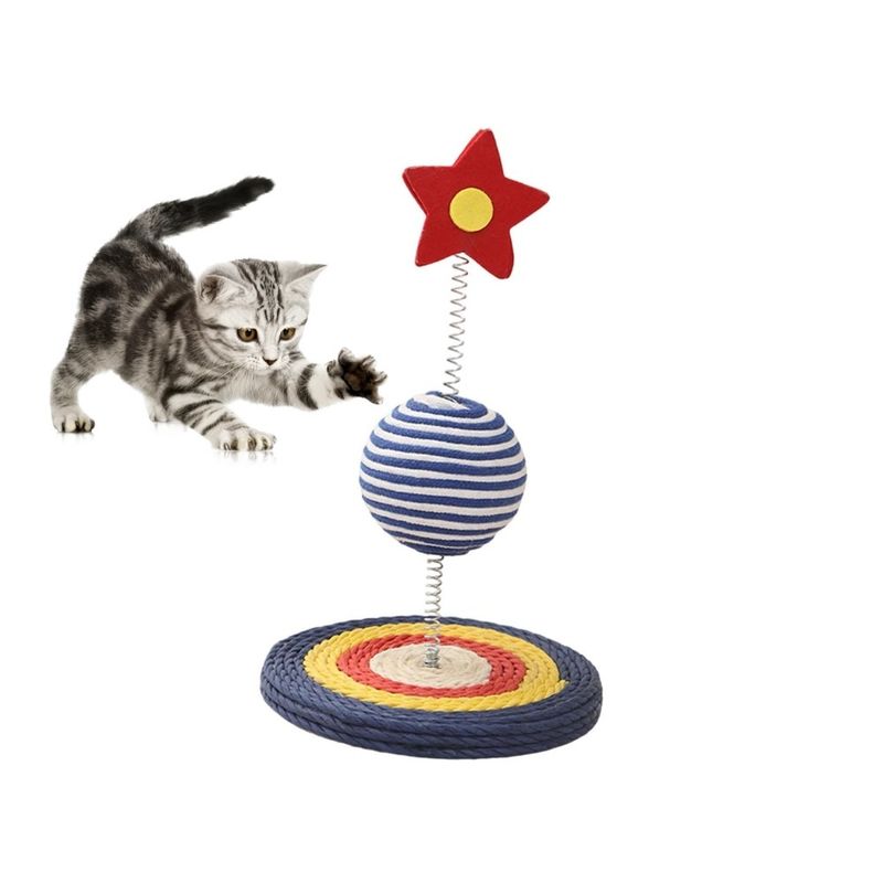 PetTribes Griffoir et jouet interactif en sisal