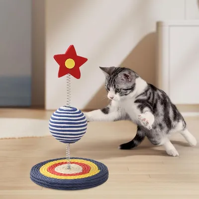 PetTribes Griffoir et jouet interactif en sisal