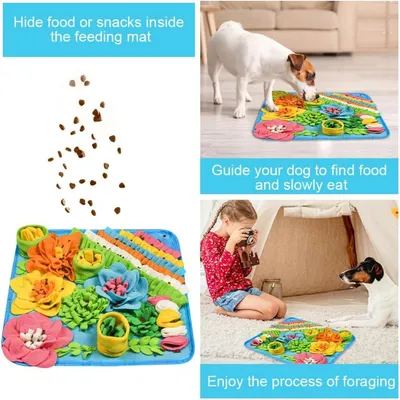 PetTribes Tapis à renifler pour Chien, Tapis de Fouille Alimentation Lente