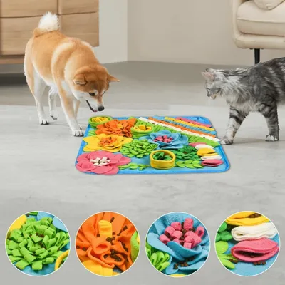 PetTribes Tapis à renifler pour Chien, Tapis de Fouille Alimentation Lente