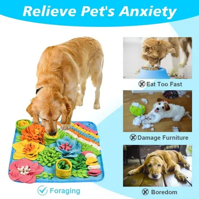 PetTribes Tapis à renifler pour Chien, Tapis de Fouille Alimentation Lente