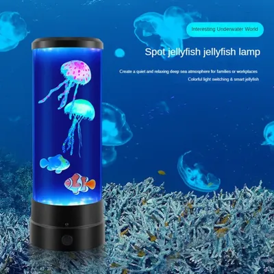 PetTribes Lampe à Poissons Bulles LED - Multicolore USB