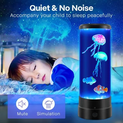 PetTribes Lampe à Poissons Bulles LED - Multicolore USB