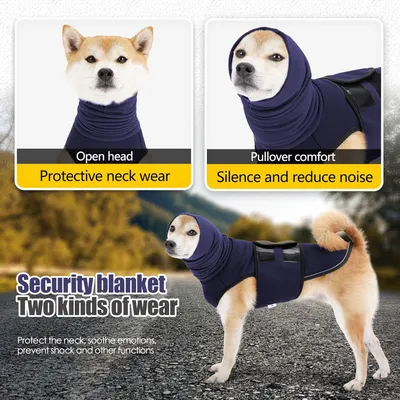 PetTribes Beruhigungsjacke für Hunde mit Kapuze PetTribes Beruhigungsjacke für Hunde mit Kapuze