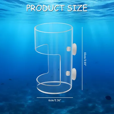 PetTribes Plateau d'Alimentation avec Ventouse pour Aquariums