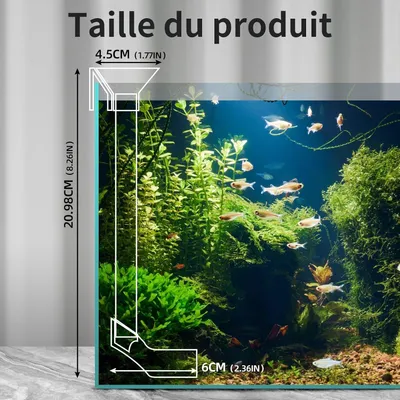 PetTribes Tube d'Alimentation Double Niveau pour Aquarium