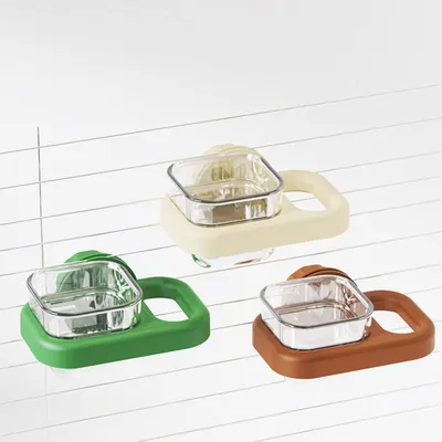 PetTribes Lot de 2 Mangeoires Sûres pour Perruches - Eau et Nourriture