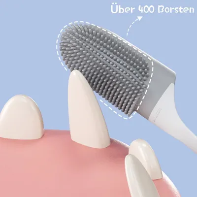 PetTribes Brosse à Dents Souple pour Chien et Chat - Soin Dentaire 2pcs
