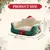 PetTribes Lit de Noël chaud et moelleux pour chat