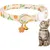 PetTribes Collier chaton - Fleur avec clochette - Réglable et sécuritaire