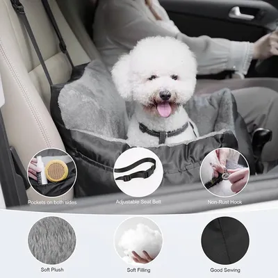 PetTribes Siège Rehausseur Sécurisé pour Petit Chien