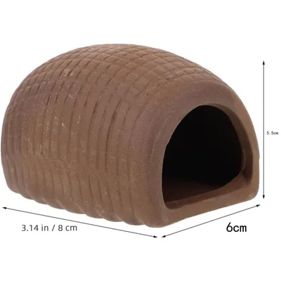 PetTribes 3 Ornements Céramique pour Aquarium - Cachette Sûre