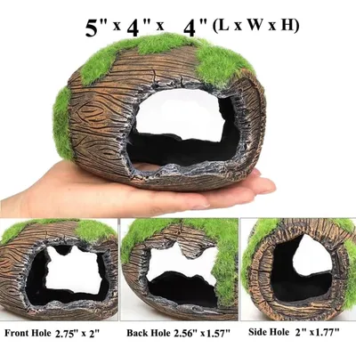 PetTribes Grotte Décorative Mousse pour Aquarium M