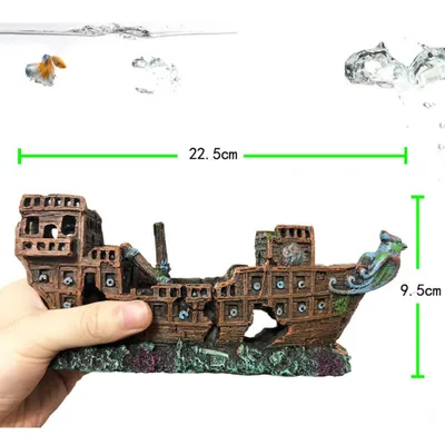 PetTribes Décor Aquarium Résine