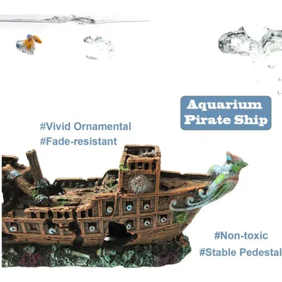 PetTribes Décor Aquarium Résine