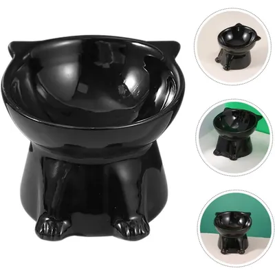 PetTribes Bol incliné pour chat et petit chien.