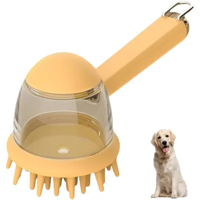 PetTribes Brosse de Bain pour Chien - Disperse Shampoing & Massage PetTribes Brosse de Bain pour Chien - Disperse Shampoing & Massage