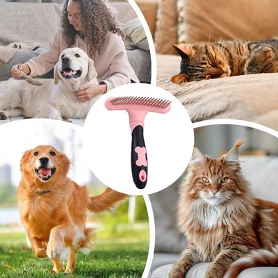PetTribes Râteau Double Rangée - Toilettage Pro