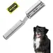 PetTribes Peigne double face pour chien - Lame incluse - Démêlage pro