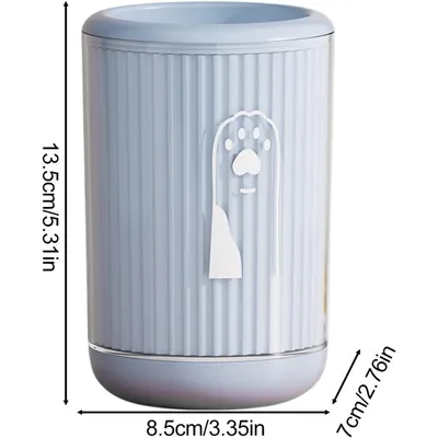 PetTribes Brosse Douce et Séchage Rapide : Gobelet pour Pattes Propres