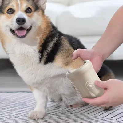 PetTribes Cup Nettoyante Pattes Chien - Portable et Douce