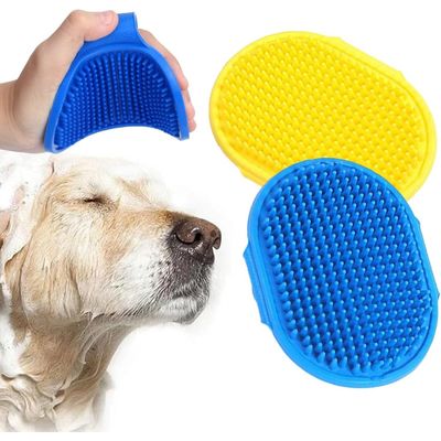 PetTribes Brosse de bain en silicone pour chien et chat