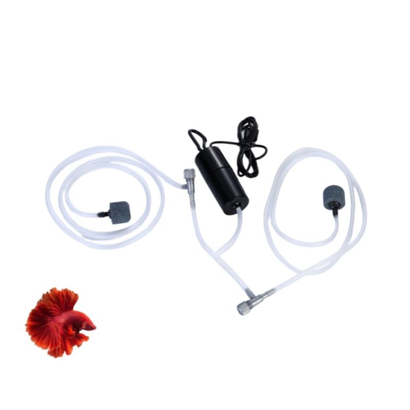 PetTribes Mini Pompe à Air Réglable & Silencieuse pour Aquarium