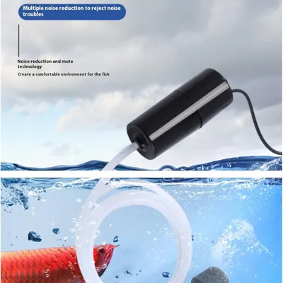PetTribes Mini Pompe à Oxygène USB pour Aquarium
