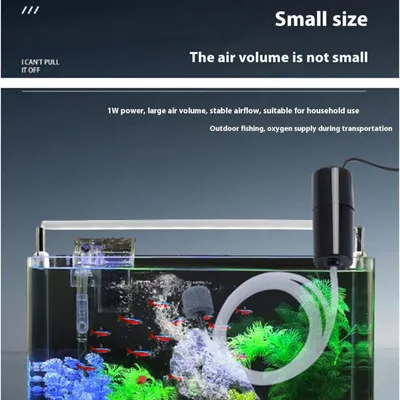 PetTribes Mini Pompe à Oxygène USB pour Aquarium