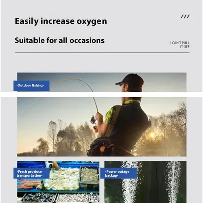 PetTribes Mini Pompe à Oxygène USB pour Aquarium