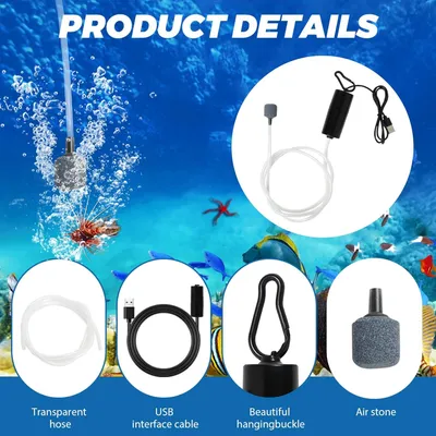 PetTribes Oxygénez Votre Aquarium Économiquement -  USB