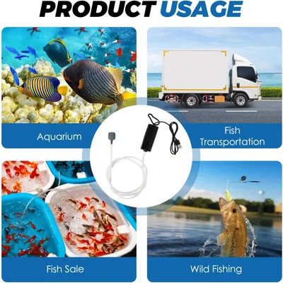 PetTribes Oxygénez Votre Aquarium Économiquement -  USB