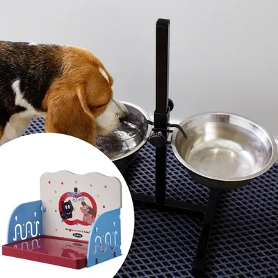 PetTribes Support de gamelle surélevé et antidérapant pour chien