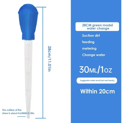 PetTribes Aspirateur à Détritus pour Aquarium - 28.5cm