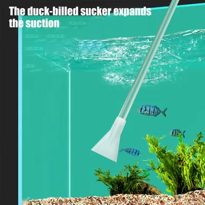 PetTribes Aspirateur à Gravier pour Aquarium - Kit de Nettoyage