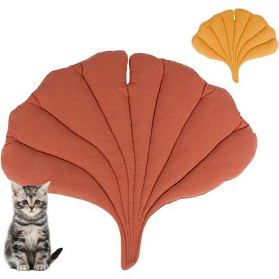 PetTribes Matelas Lavable Double Face Forme Feuille