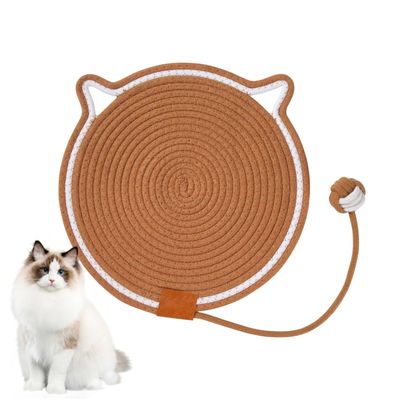 PetTribes Grattoir Tapis Ronde - Protection Meubles et Jeu Chat