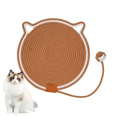 PetTribes Grattoir Tapis Ronde - Protection Meubles et Jeu Chat PetTribes Grattoir Tapis Ronde - Protection Meubles et Jeu Chat