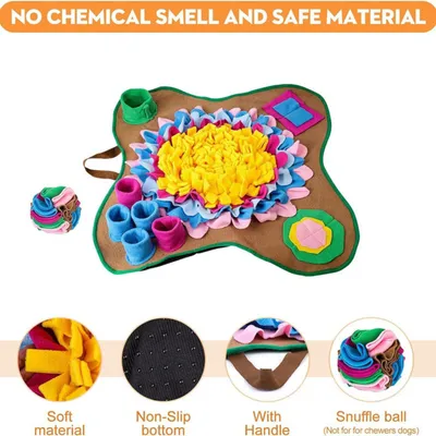 PetTribes Alfombrilla olfativa para perros: desarrolla el instinto natural