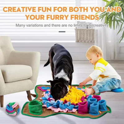PetTribes Alfombrilla olfativa para perros: desarrolla el instinto natural