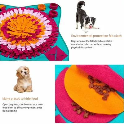 PetTribes Tapis de Chien Snuffle Mat, Tapis éducateurs pour Chiens Dog