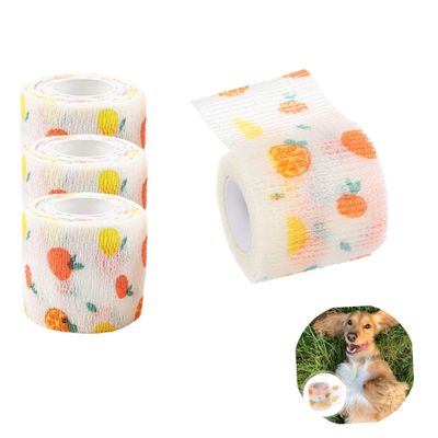 PetTribes Bandage Auto-Adhésif pour Chats et Chiens - Confort Optimal 4pcs