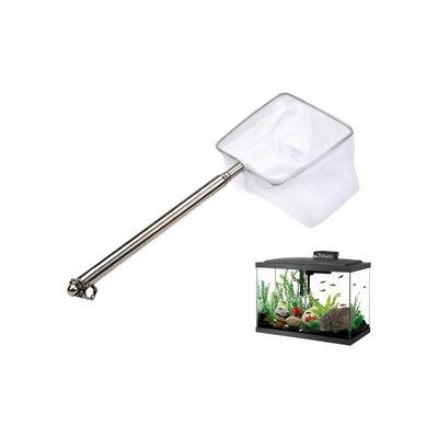 PetTribes Filet pêche mini maille fine - Manche télescopique