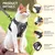 PetTribes Harnais Réfléchissant Réglable pour Chat - Avec Laisse L