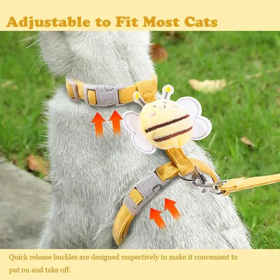 PetTribes Harnais Chat Gilet Respirant