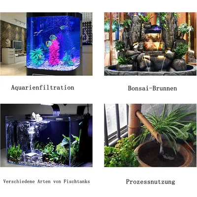 PetTribes Bomba de Agua Multiusos para Estanque, Acuario y Jardín