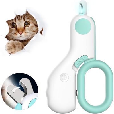 PetTribes Coupe-Ongles avec Lampe LED Détection Ligne de Sang
