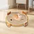 PetTribes Tapis griffoir rond en sisal pour chat